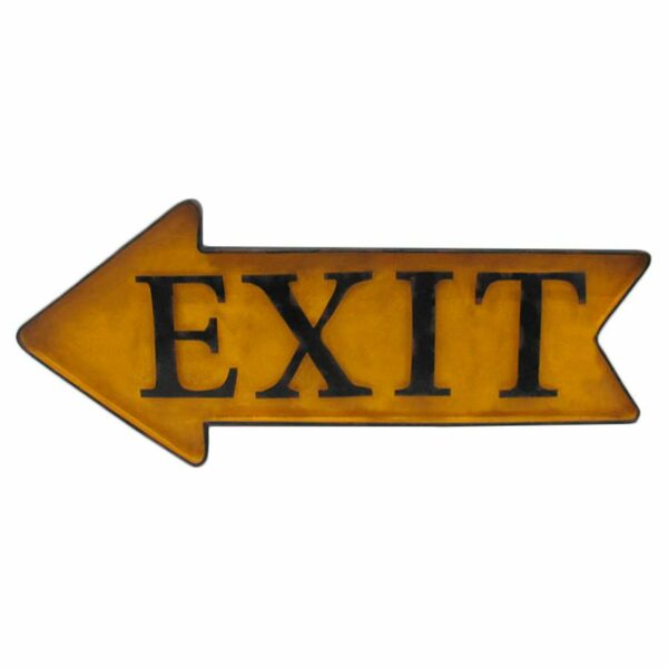 EXIT Arrow - yellow - left - Afbeelding 3