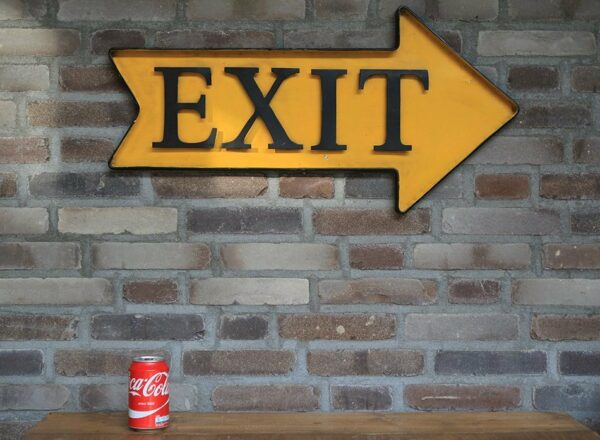 EXIT Arrow - yellow - right - Afbeelding 2