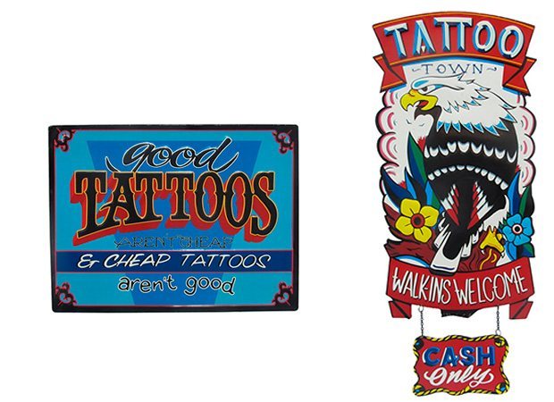 Tattoo - Set van 2 Signs