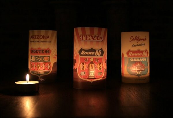 Candlecover set Route 66 - Afbeelding 5
