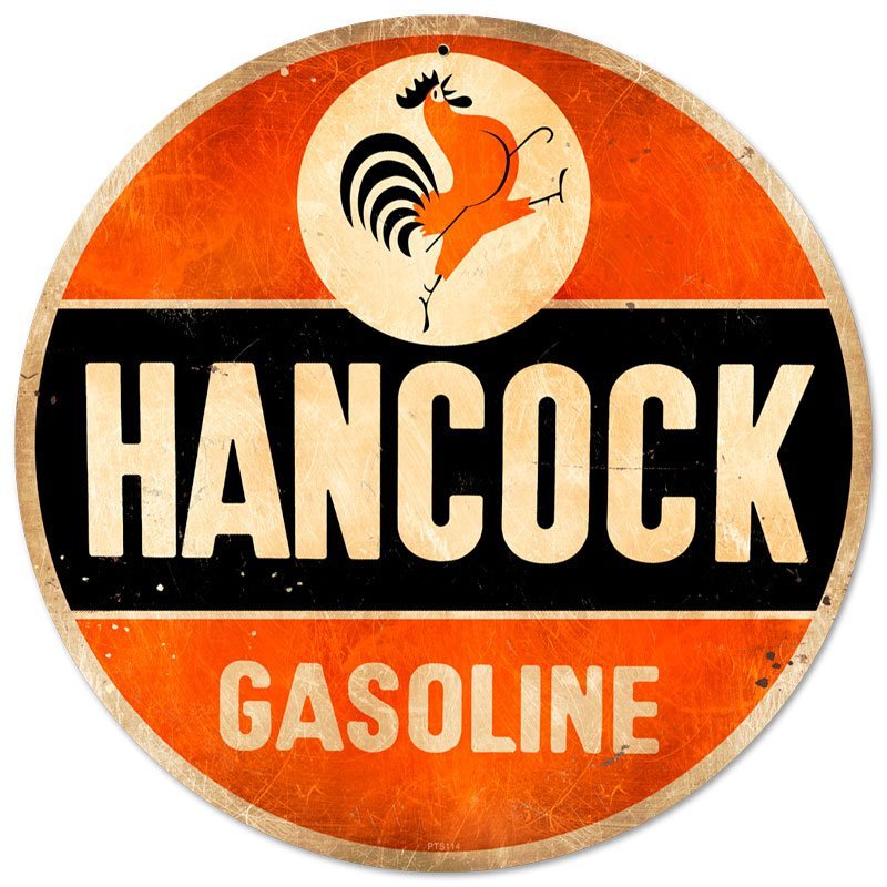 Hancock Gasoline - Old School - Rond