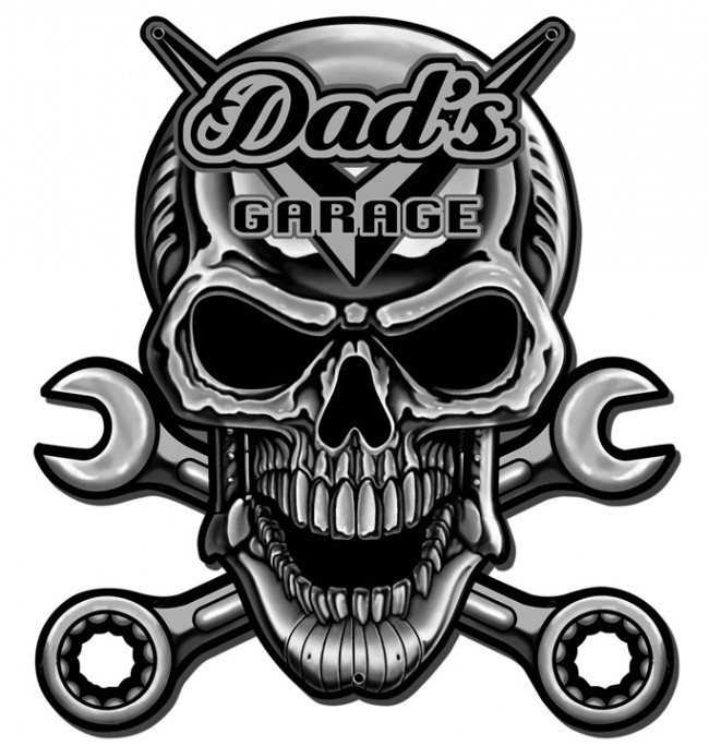 Dad's garage - Skull