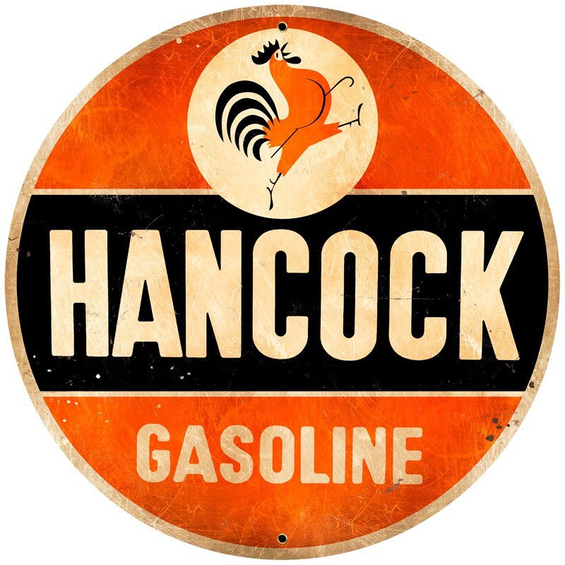 Hancock Gasoline - Old School - Rond XXL