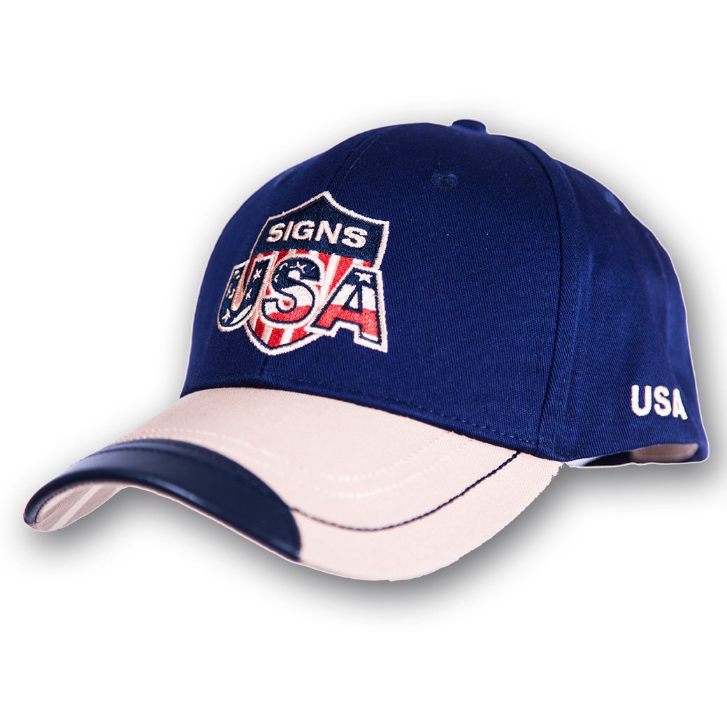 Cap Signs USA - Blue-Beige - Accent