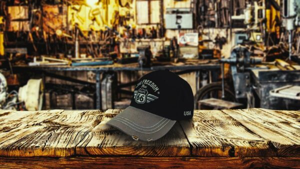 Cap Route 66 - Black-Grey - Vintage - Afbeelding 8