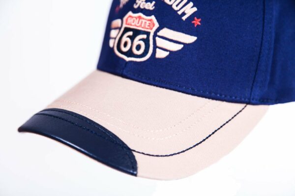 Cap Route 66 - Blue-Beige - Accent - Afbeelding 5