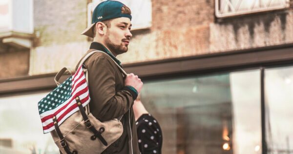 Cap Signs USA - Blue-Beige - Vintage - Afbeelding 9