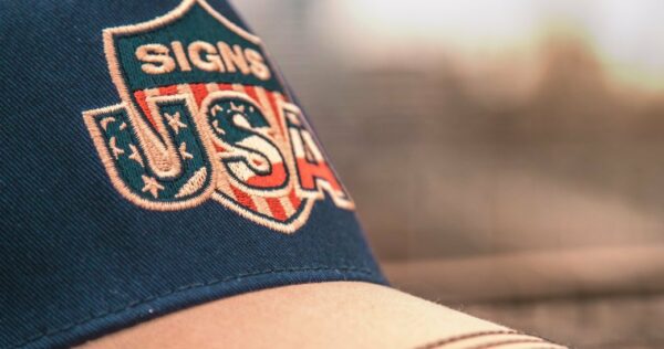 Cap Signs USA - Blue-Beige - Vintage - Afbeelding 12
