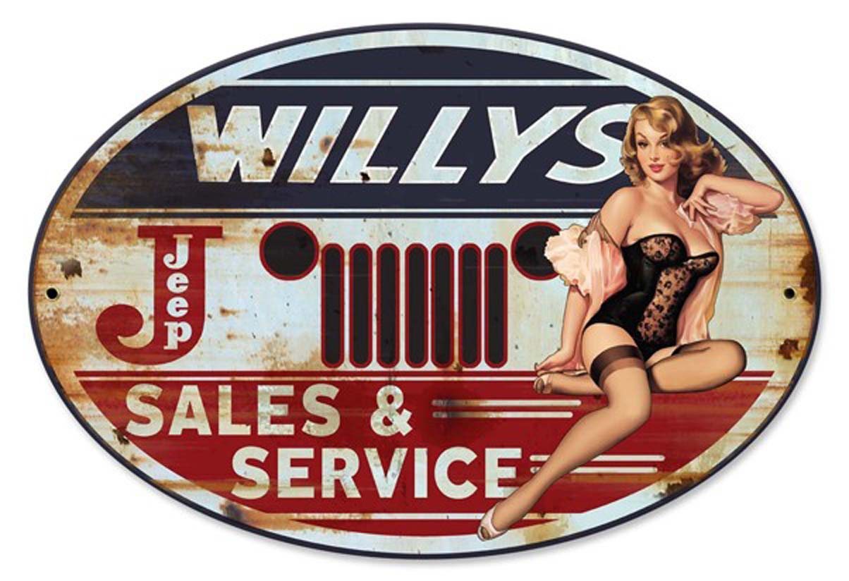 Jeep Willys - oval