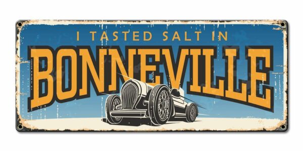 I tasted salt in Bonneville