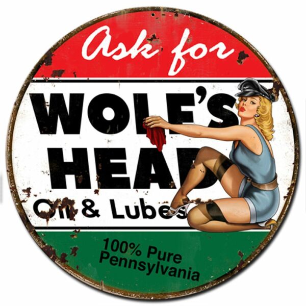 Wolf's Head - round XL
