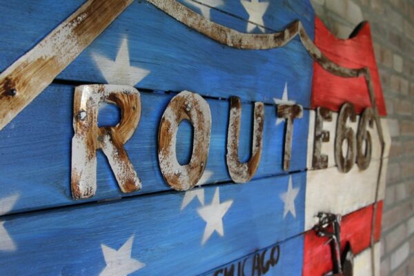 Route 66 shield Motor - Afbeelding 3