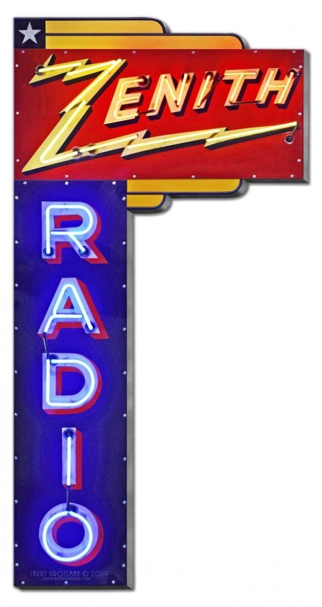 Zenith Radio Sign