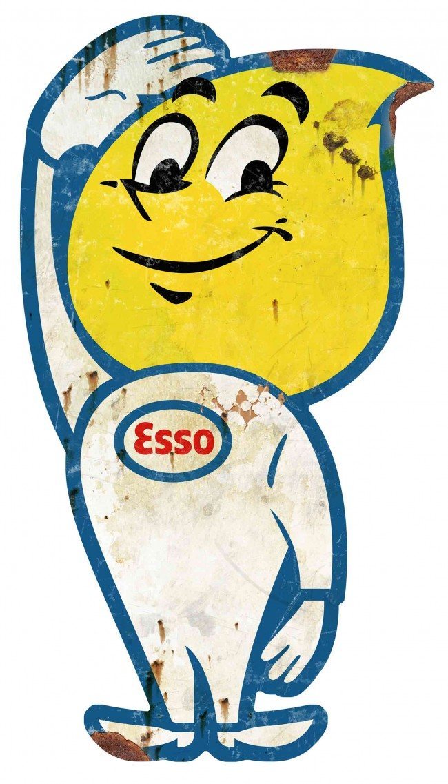 Esso Oil - drop salute XL