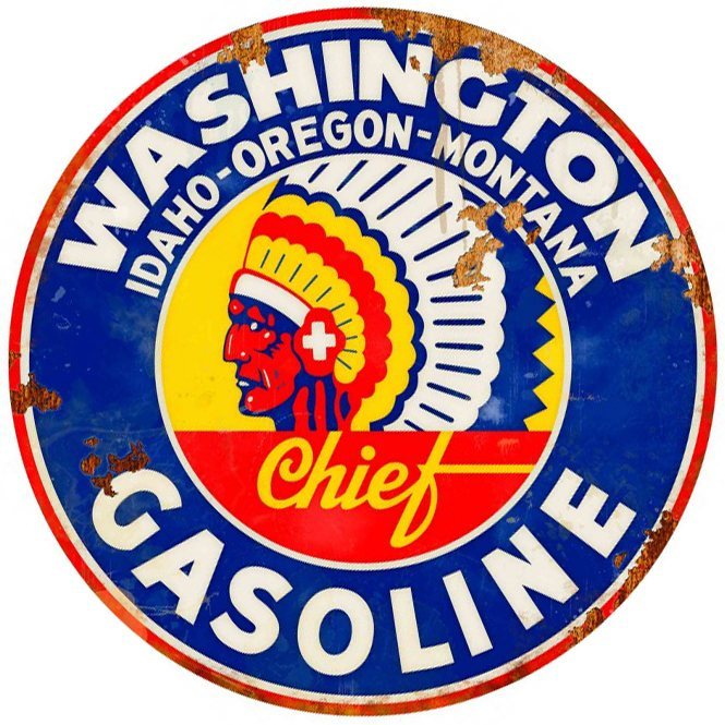 Washington Chief Gasoline - rust