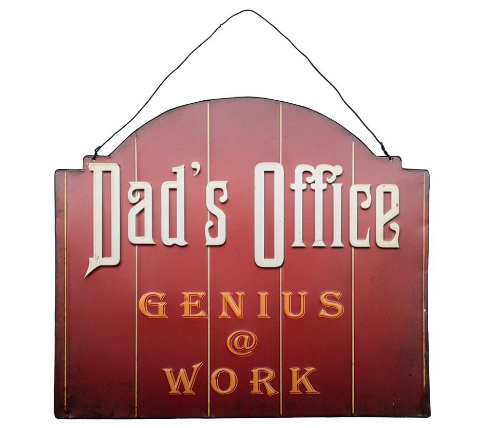 Dad's Office - genius @ work