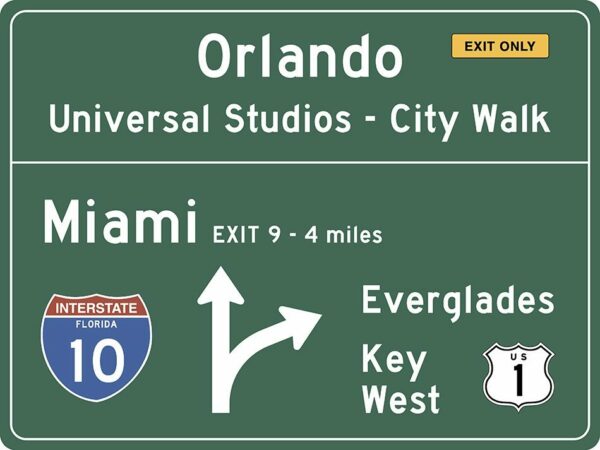 US-Traffic Sign - Florida