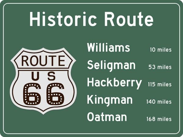 US-Traffic Sign - Historic Route 66