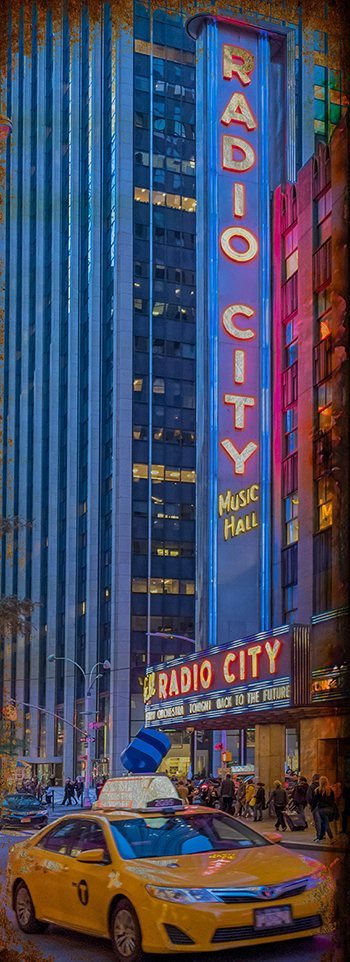 New York - Radio City - Yellow Cab