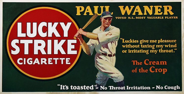 Lucky Strike - 1927 - Baseball - Paul Waner - XL