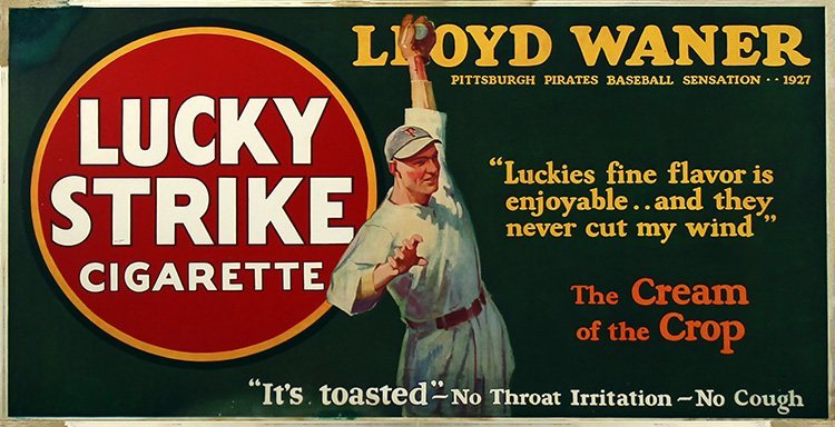 Lucky Strike - 1927 - Baseball - Lloyd Waner - XL