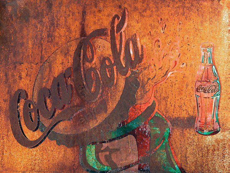 Coca Cola Bottle - Rust