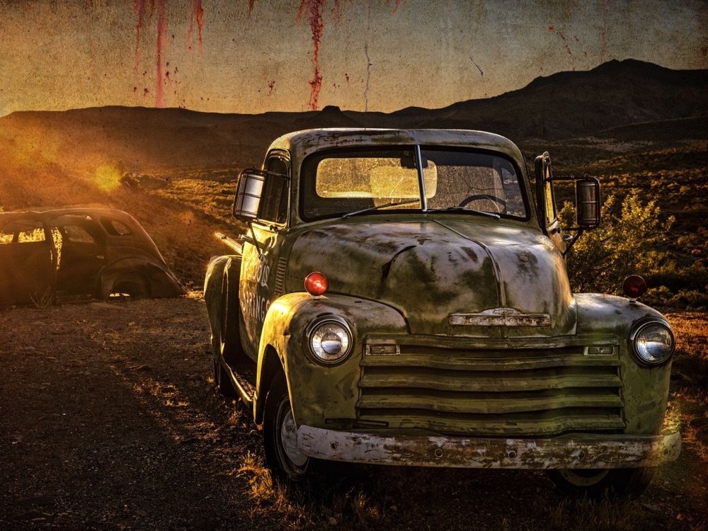 Rusty Truck - Sunset