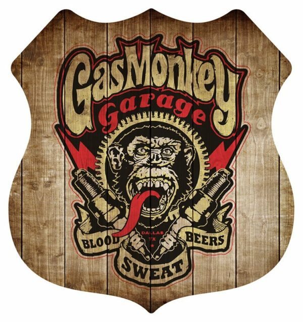 Shield - Gas Monkey (houtlook)