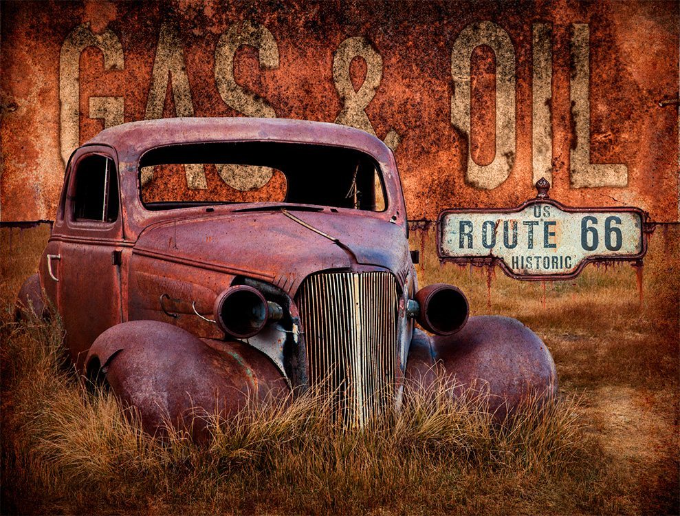 Rusty Car - Gas Oil