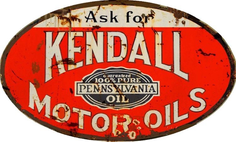 Kendall Motor Oils - oval
