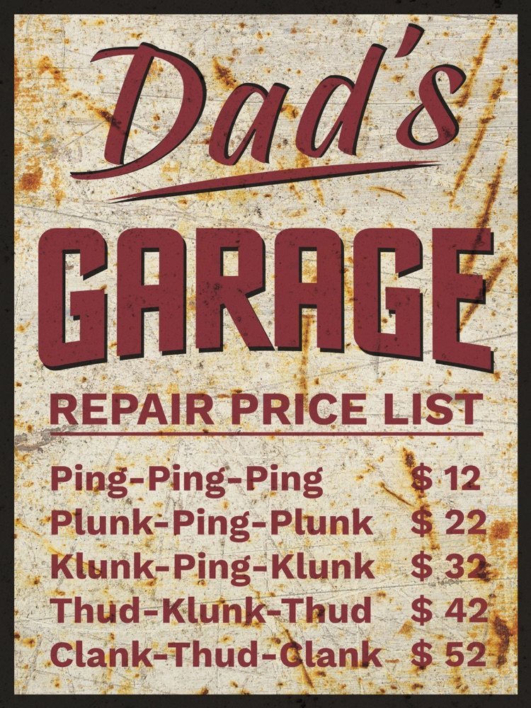 Repair Price List