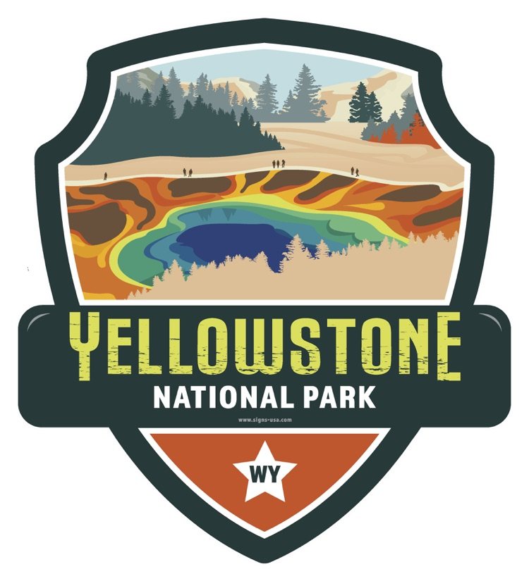 Landmark YELLOWSTONE GRAND PRISMATIC National Park