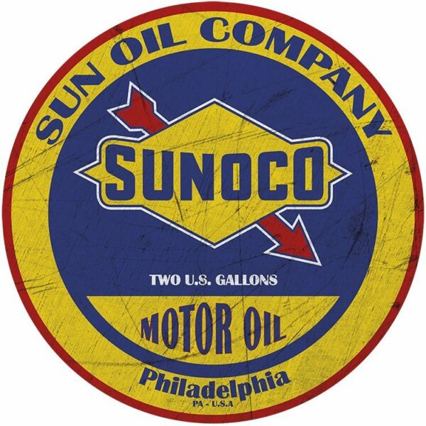 Sunoco Oil - Round 35 cm