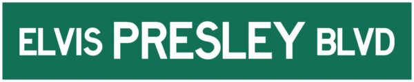 Street Sign - Elvis Presley BLVD