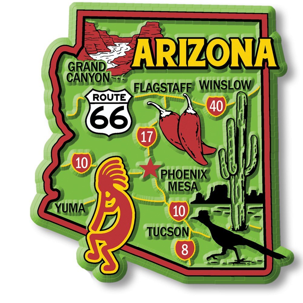 Colorful State - ARIZONA - Magneet