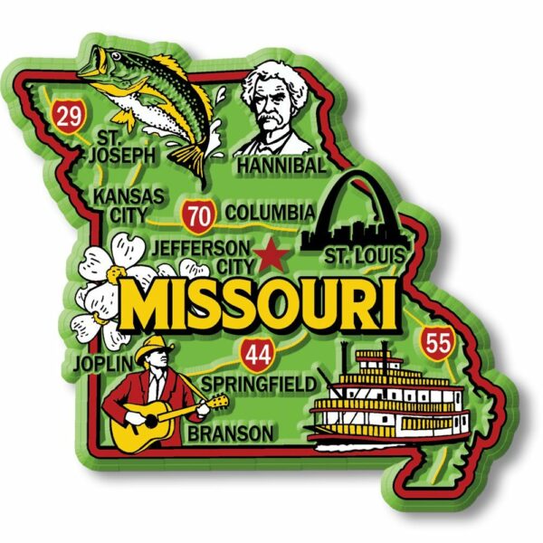 Colorful State - MISSOURI - Magneet