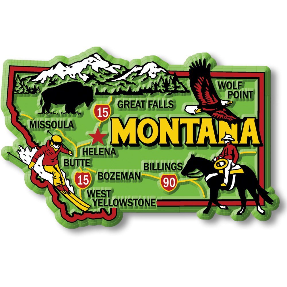 Colorful State - MONTANA - Magneet