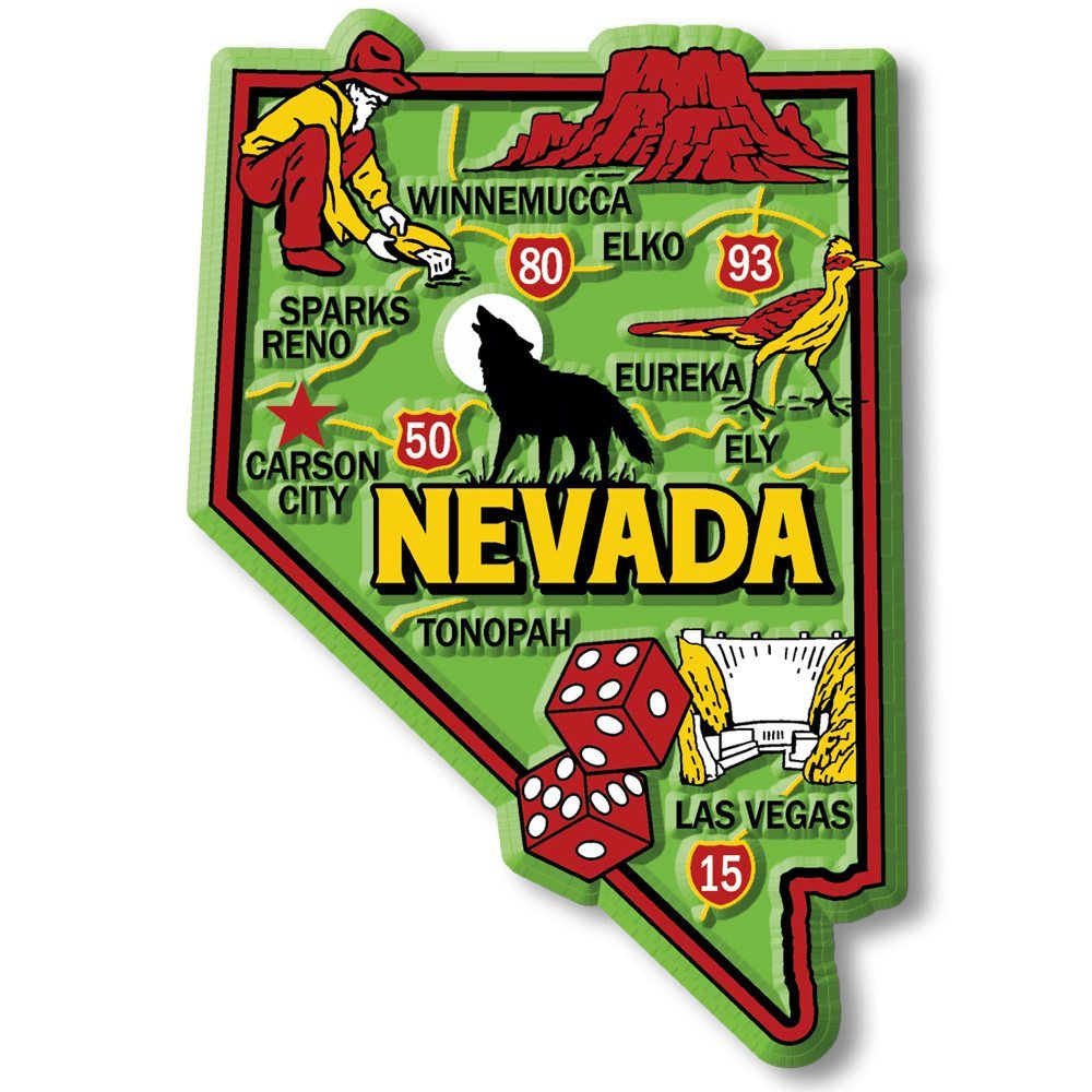 Colorful State - NEVADA - Magneet