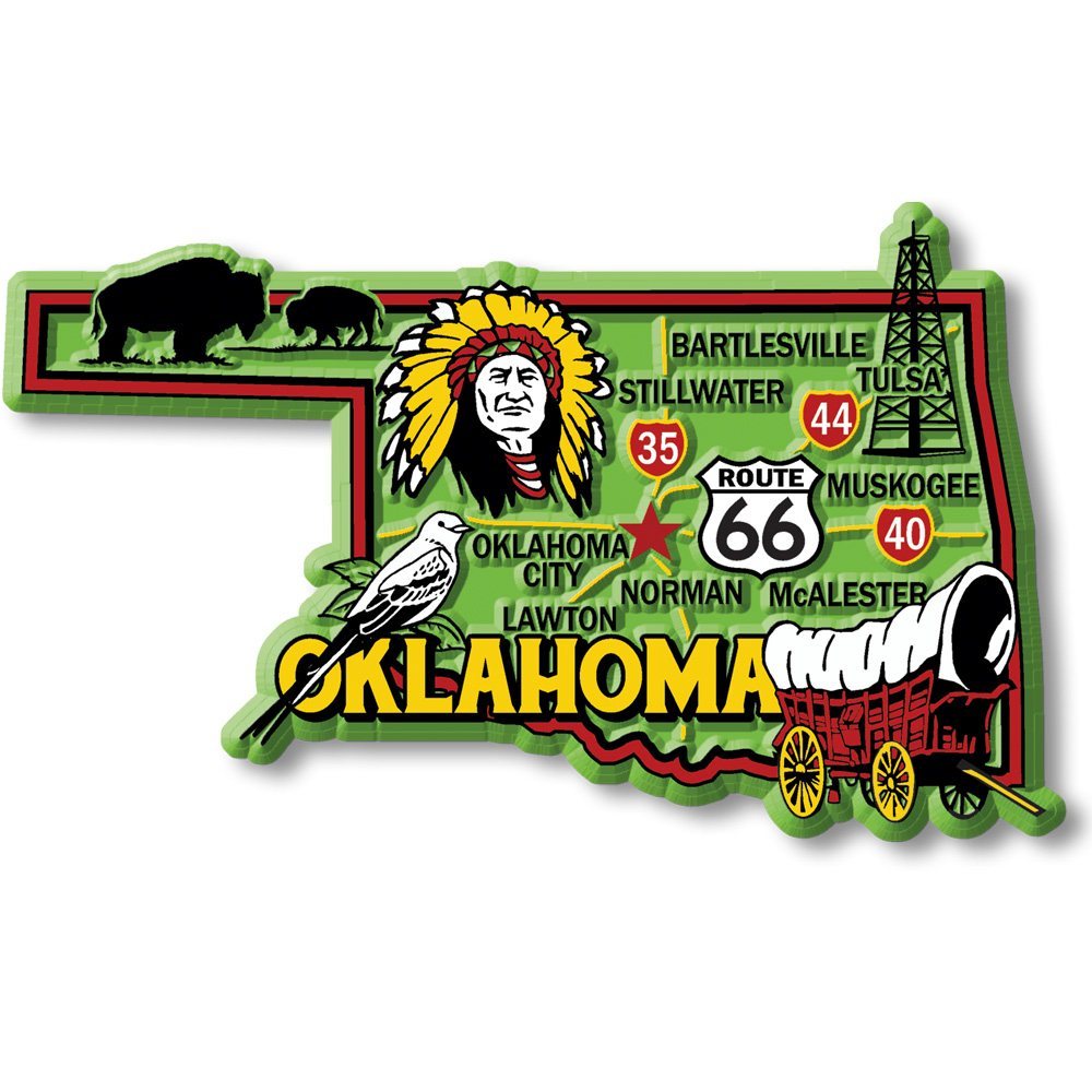 Colorful State - OKLAHOMA - Magneet