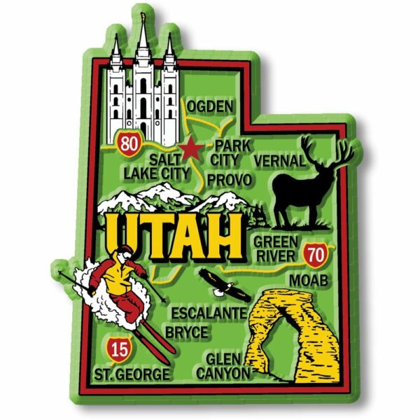 Colorful State - UTAH - Magneet