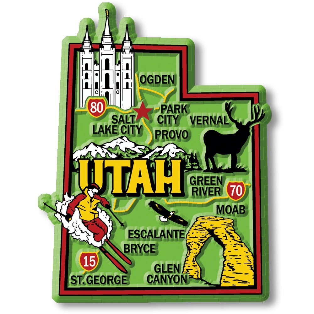 Colorful State - UTAH - Magneet