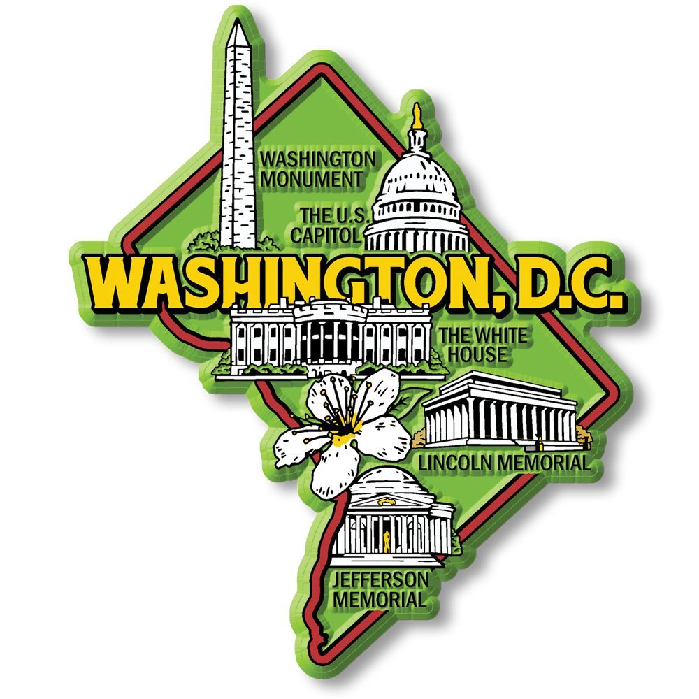 Colorful State - WASHINGTON DC - Magneet