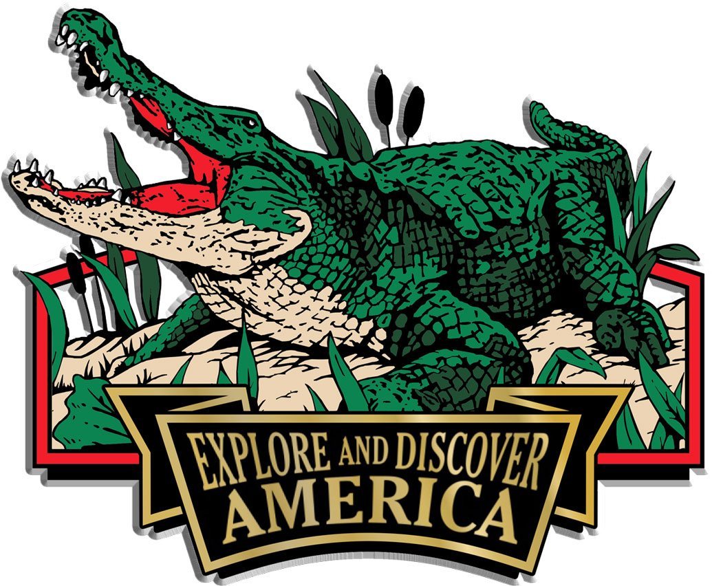 Discover & Explore America - ALLIGATOR - Magneet