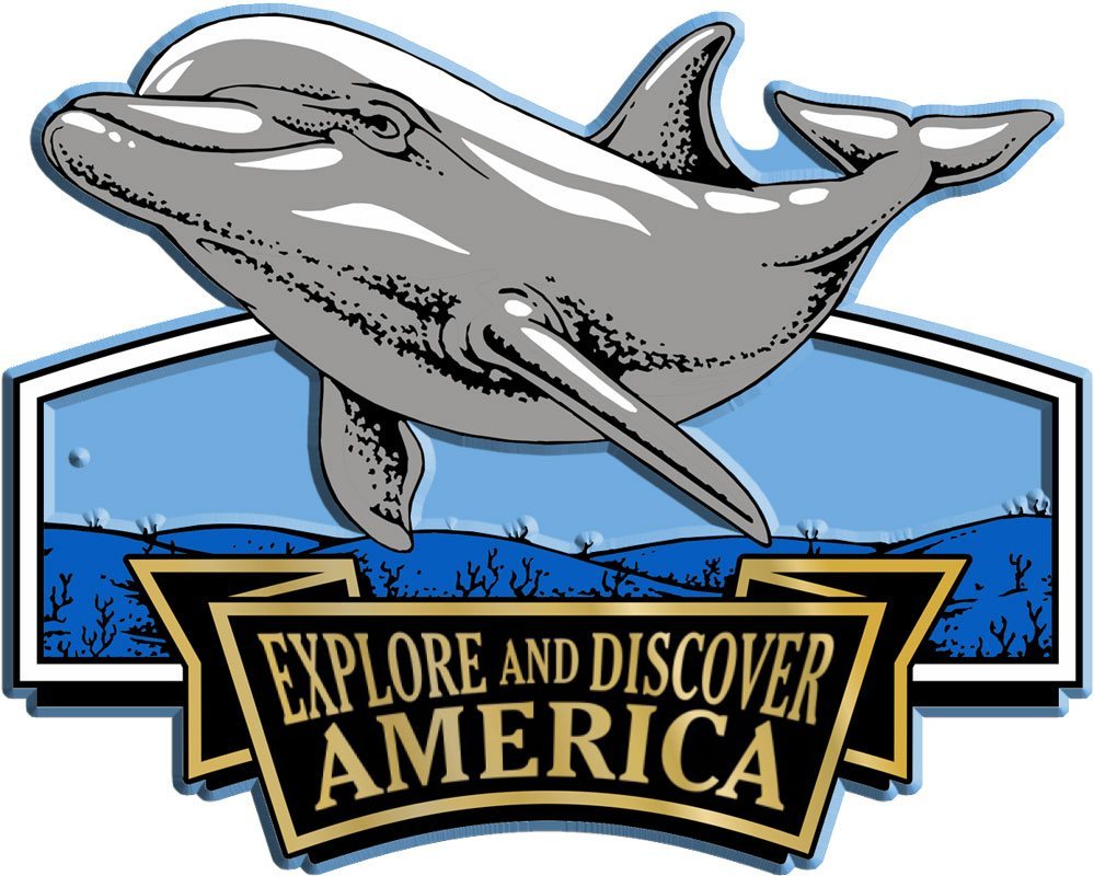 Discover & Explore America - DOLPHIN - Magneet
