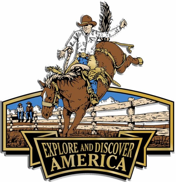 Discover & Explore America - BUCKING BRONCO - Magneet