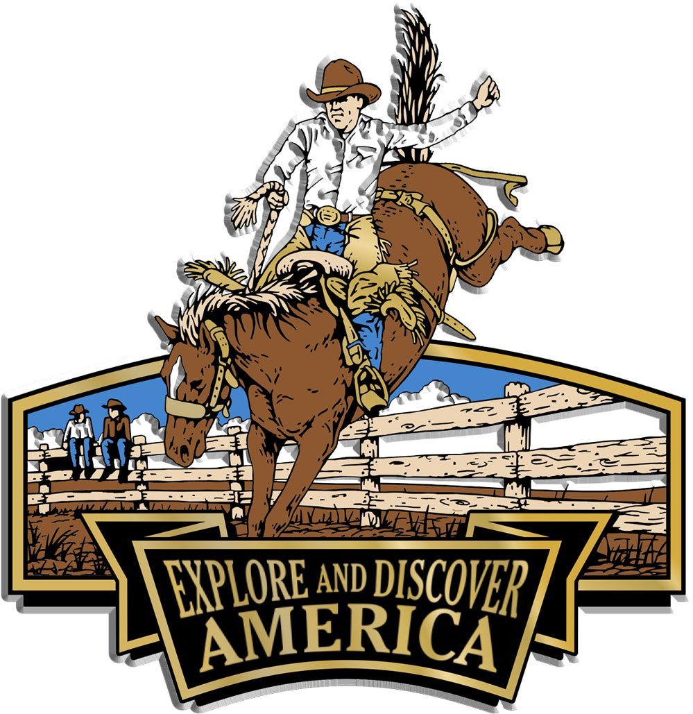 Discover & Explore America - BUCKING BRONCO - Magneet
