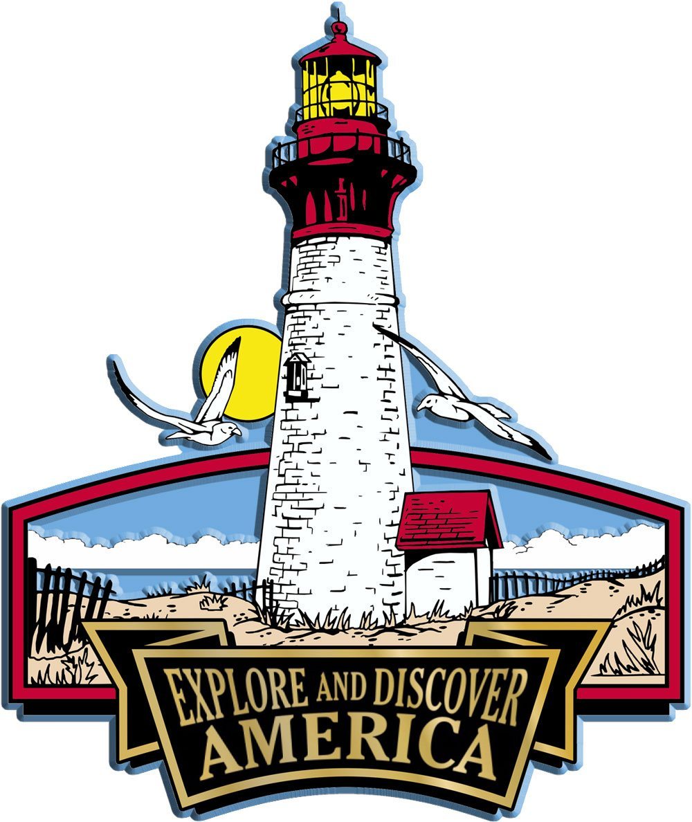 Discover & Explore America - LIGHTHOUSE - Magneet