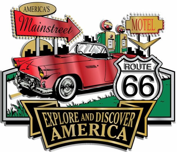 Discover & Explore America - ROUTE 66 - Magneet