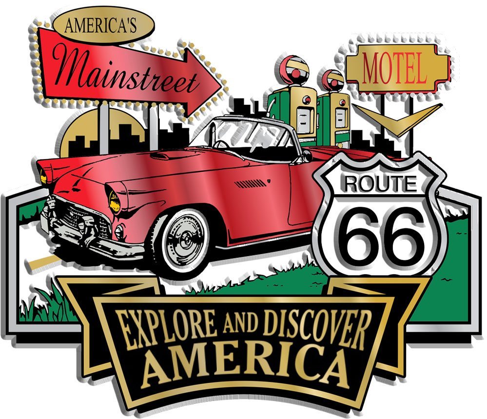 Discover & Explore America - ROUTE 66 - Magneet