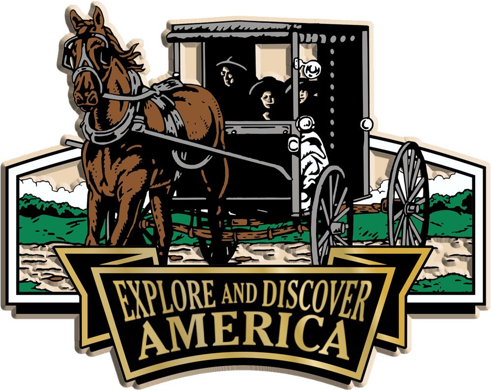 Discover & Explore America - AMISH BUGGY - Magneet